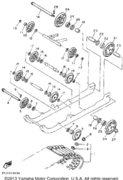 Circlip 2 1988 PHAZER DELUXE (ELEC START) (PZ480EM) 99009-42500-00