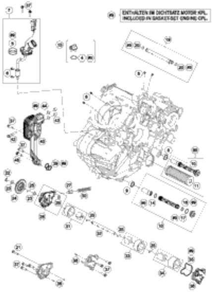 KTM PISTON KIT GR. I 690 DUKE12-14 As Required 2015 690 Duke Black 00050000224
