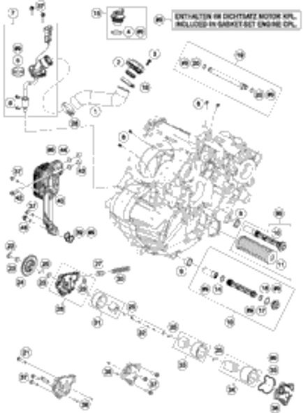 KTM PISTON KIT GR. I 690 DUKE12-14 As Required 2016 690 ENDURO R 00050000224
