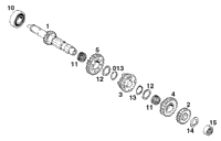 KTM EXHAUST PIPE NI. ''KTM523'' 2000 2001 125 MXC 52305009100