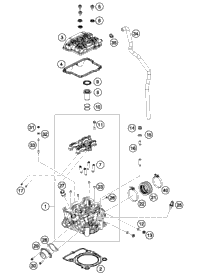 KTM ELECTRONIC CONTROL UNIT 2015 250 XCF-W 77741031000