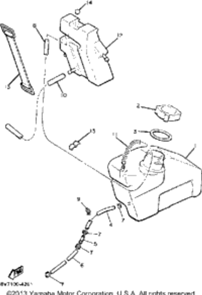 Gasket 1984 BRAVO (BR250H) 90430-31003-00