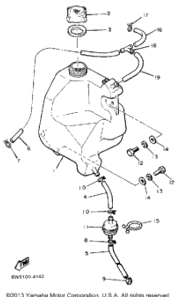 Gasket 1984 ENTICER 340T (LONG TRACK) (ET340TH) 90430-31003-00