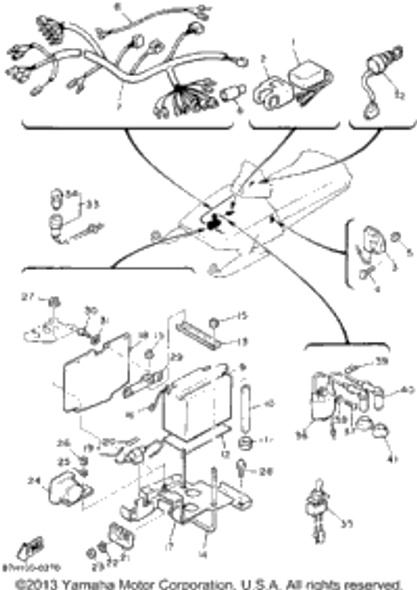 Screw, Pan Head 1990 PHAZER II LE (ELEC START) (PZ480EP) 98580-06020-00