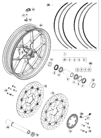 KTM Side case set 2018 1290 SUPER DUKE GT BLACK - Chassis 61412925100
