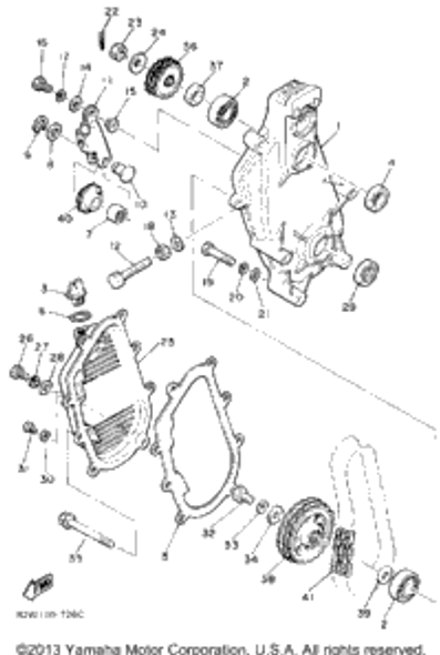 Pin, Cotter 1988 SRV (SR540M) 91401-30030-00