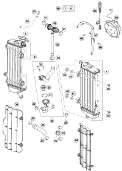 KTM VALVE KIT 350 SX-F/XC-F 11-12 11 2012 350 XCF 77236030010
