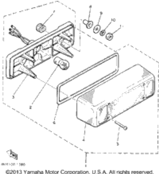 Grommet 1990 SRV (SR540P) 8K4-84718-00-00