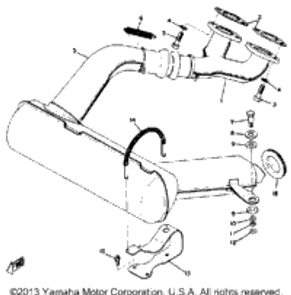 Washer, Plate 1974 GP338F 90201-12190-00