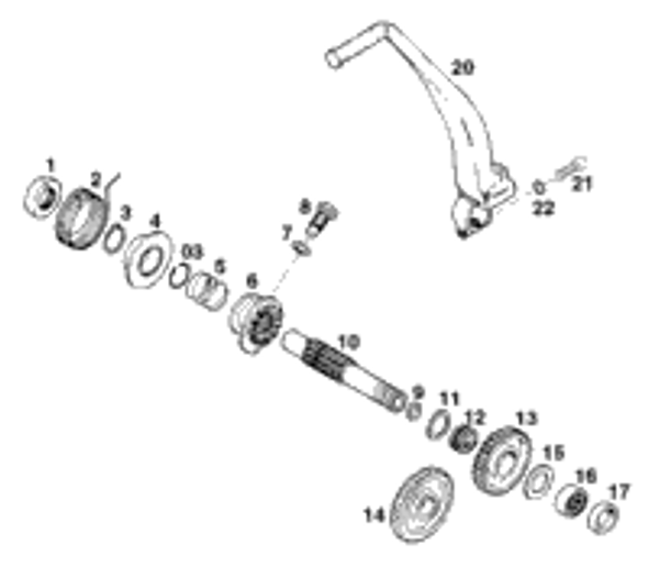 KTM CYLINDER 64MM 200     20 2001 125 MXC 52330005200