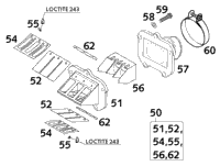 KTM FRAME ANTHRACITE ''515L3'' 2013 125 SX 51503101000BE