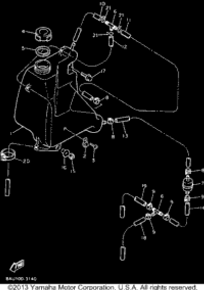 Gasket 1993 VK540 II (VK540ET) 90430-31003-00