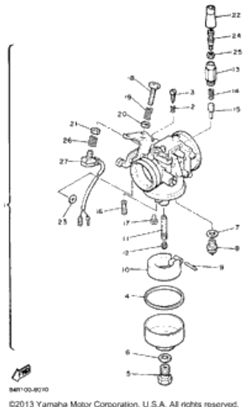 Coil, Spring 1988 VK540 (VK540M) 127-14135-00-00