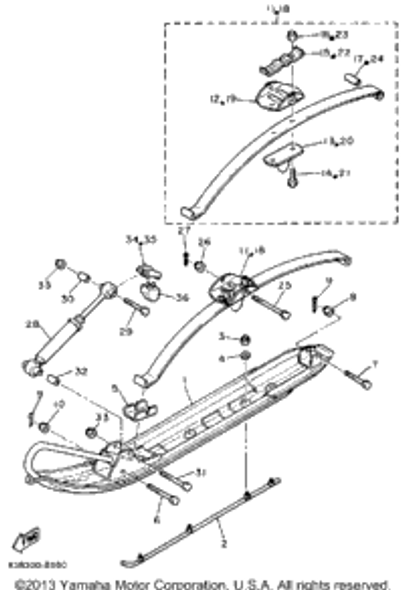 Nut, Self-Locking 1988 VK540 (VK540M) 90185-10085-00