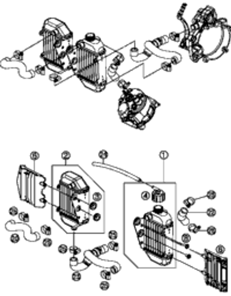 KTM Frame \453P3" elec. orange 2018 50 SX 45303001000EB"""