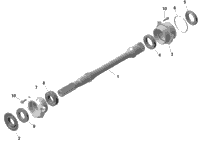 Can-Am Drive Shaft 2022  Defender MAX HD10 - LTD CAB (6MNG-H-J-K-L-M) - North America 006MNM00 420620519