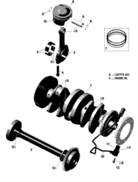 Can-Am Balance Shaft 2021  F3 S SM6 - Monolith Black Satin, (Built After Sept. 2020) 420637206