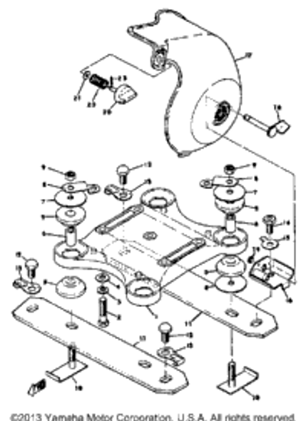 Washer, Plain 1972 SW433B 92990-10200-00