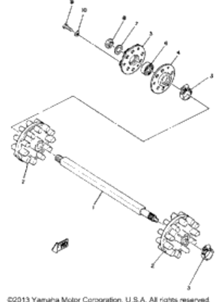 Washer, Conical Spring 1980 ET340D 90208-20008-00