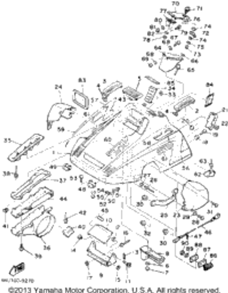 Washer, Plate 1990 SRV (SR540P) 90201-05029-00