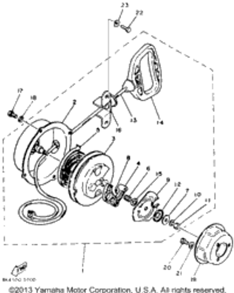 Washer, Thrust 1988 XLV (XL540M) 8F3-15739-01-00