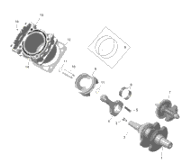 Can-Am Connecting Rod Ass’y 2023  Outlander 450 EFI - Mossy Oak Edition - North America 420217429