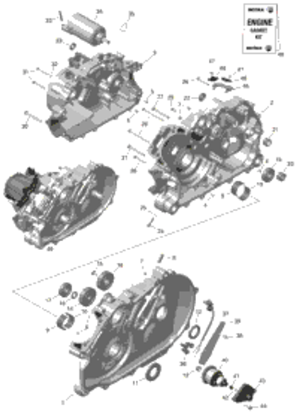 Can-Am Starter Drive Ass'y 2023  Outlander 450 EFI - Mossy Oak Edition - North America 420294811