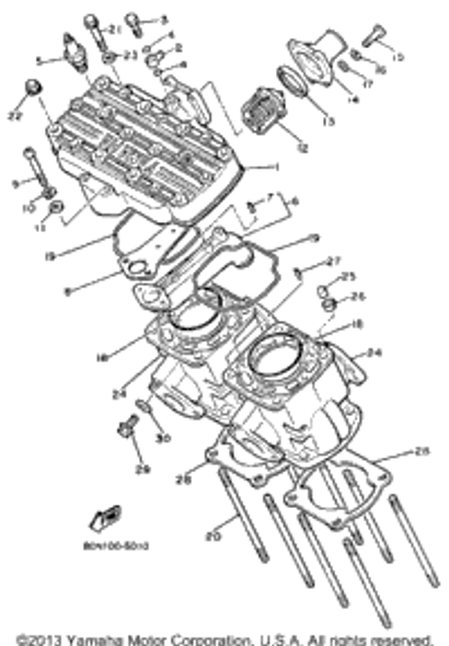 Bolt, Union 1985 V-MAX (VMX540J) 90401-10034-00