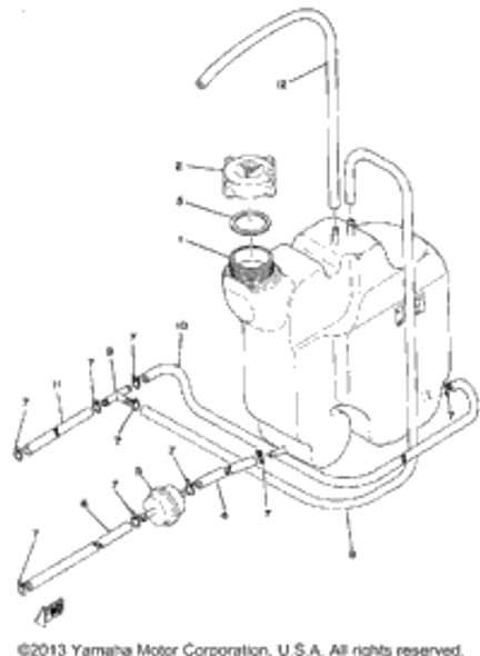 Pipe, Joint 1 1975 GPX433G 801-24376-00-00