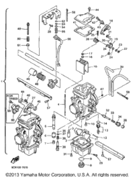 Jet, Main (#140) UR 1998 VMAX 500 XT (VX500XTB) 3G2-14231-28-00