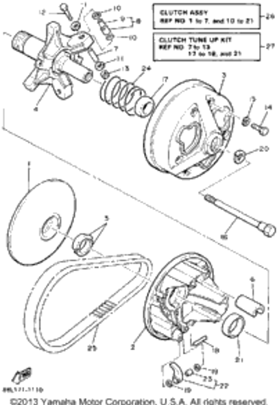 Slider 1992 ENTICER II LT (ET410TRS) 88X-17653-00-00