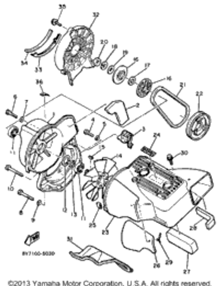 Washer, Spring 1985 XL-V (XL540J) 92901-16100-00