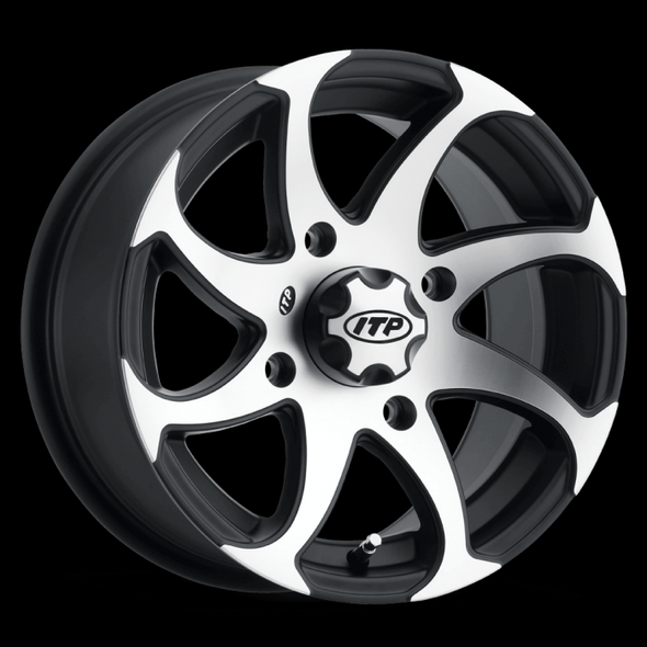 Itp Twister-14X7 Machined(14Twm113Lbx) Fits 2022 Polaris Ranger Crew 570 Full-Size 1422329536BL