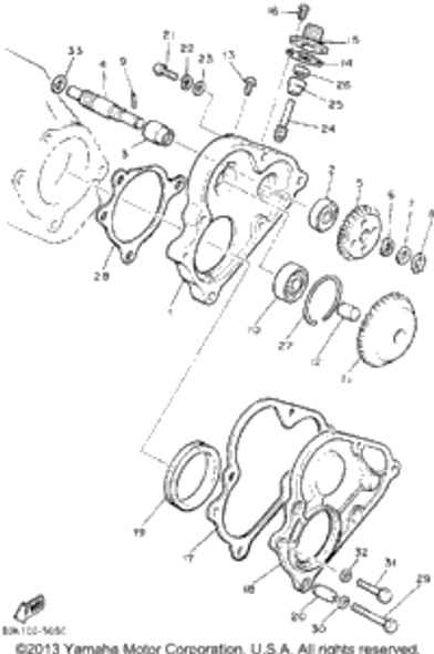 Washer, Wave 1990 PHAZER II LE (ELEC START) (PZ480EP) 90206-11016-00