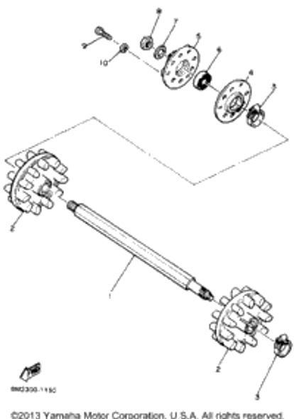 Housing, Front Axle 1984 ENTICER 340T (LONG TRACK) (ET340TH) 8F3-47551-00-00