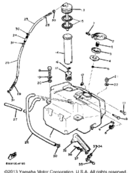 Hook 1984 ENTICER 300 (ET300H) 83M-24628-00-00