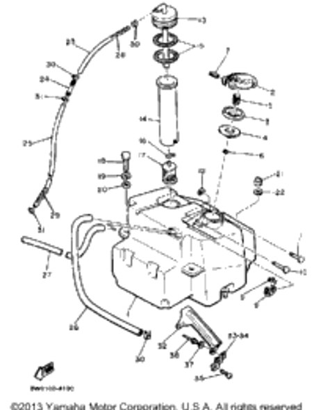 Disc, Cap 1984 ENTICER 340 (ET340H) 813-24613-01-00