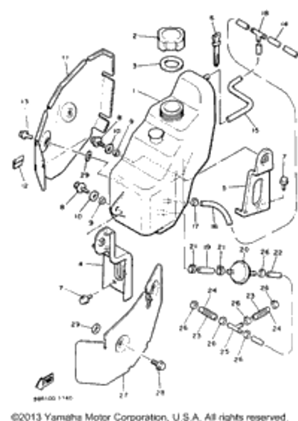 Strainer Housing Assy 1992 EXCITER II (EX570S) 8G8-13410-00-00