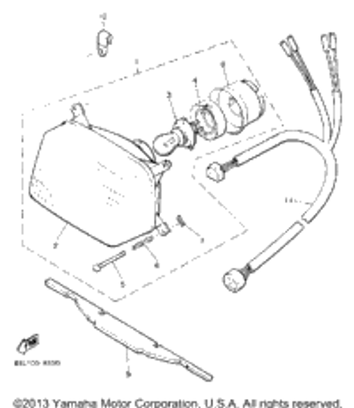 Cover, Socket 1990 OVATION LE (ELEC START) (CS340EP) 8A7-84397-01-00