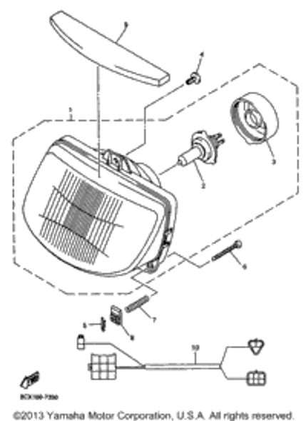 Cover, Socket 1997 VMAX 700 SX (VX700SXA) 4SV-84397-00-00