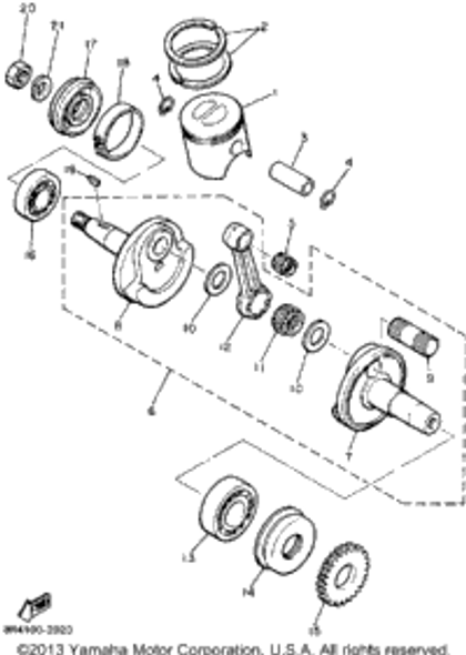 Bearing 1987 BRAVO (BR250L) 93310-218A6-00