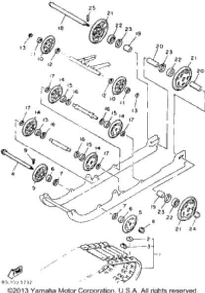 Bearing 1988 XLV (XL540M) 93306-20417-00