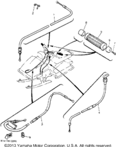 End, Grip 1990 SNOSPORT (ELEC START) (SV125EP) 29L-26246-00-00