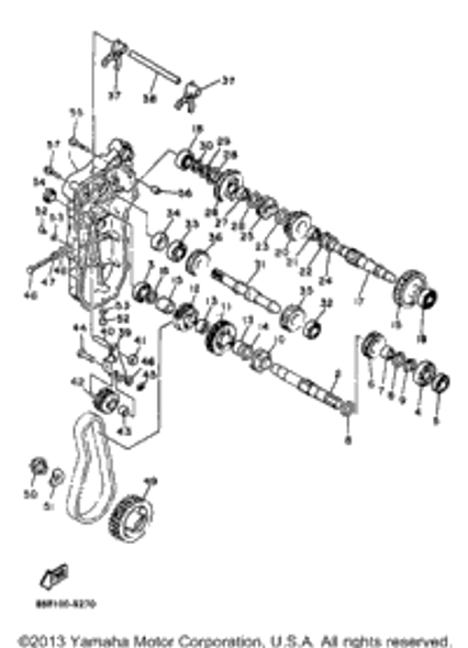 Gear, Reverse Wheel 1 (19T) 1998 VK540 II (VK540EB) 83R-17243-00-00