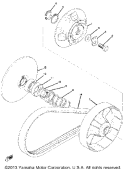 V-Belt 1974 GP292F 820-17641-00-00