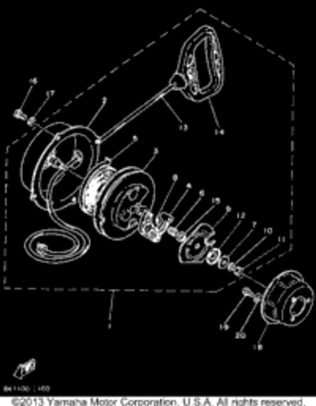 Drum, Sheave 1993 VK540 II (VK540ET) 8F3-15714-01-00