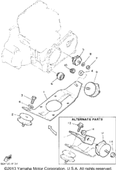 Damper 2 1992 BRAVO T (LONG TRACK) (BR250TS) 8F3-21486-00-00