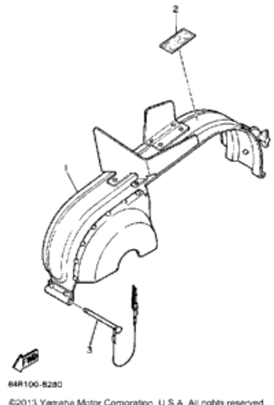 Guard, Drive 1988 VK540 (VK540M) 83R-77311-00-00