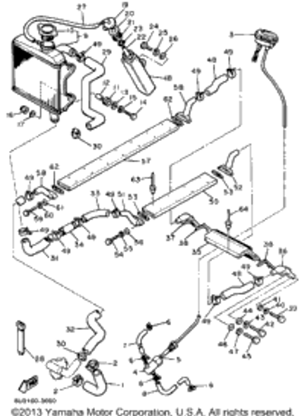 Washer, Plate 1984 V-MAX (VMX540H) 90201-06067-00