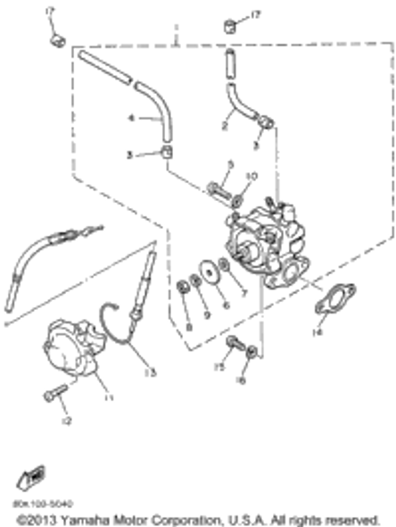 Washer, Spring 1996 VENTURE TR (VT480TRW) 92990-05100-00